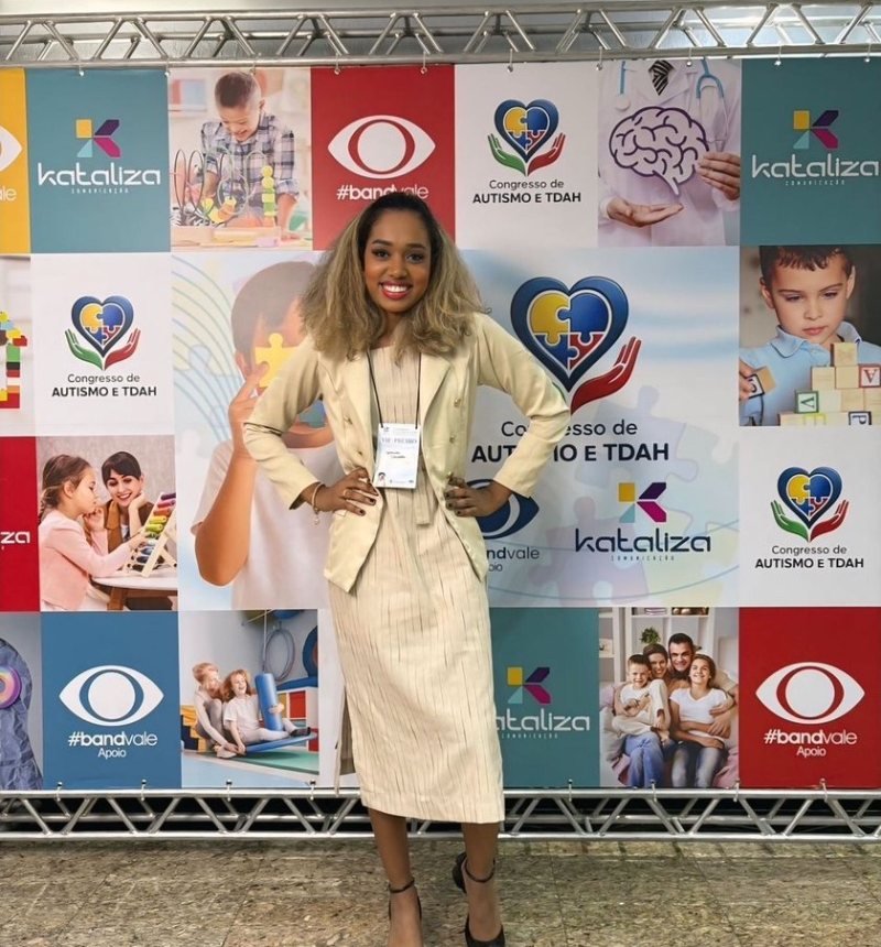 Gabriela Luiza no Congresso de Autismo e TDAH
